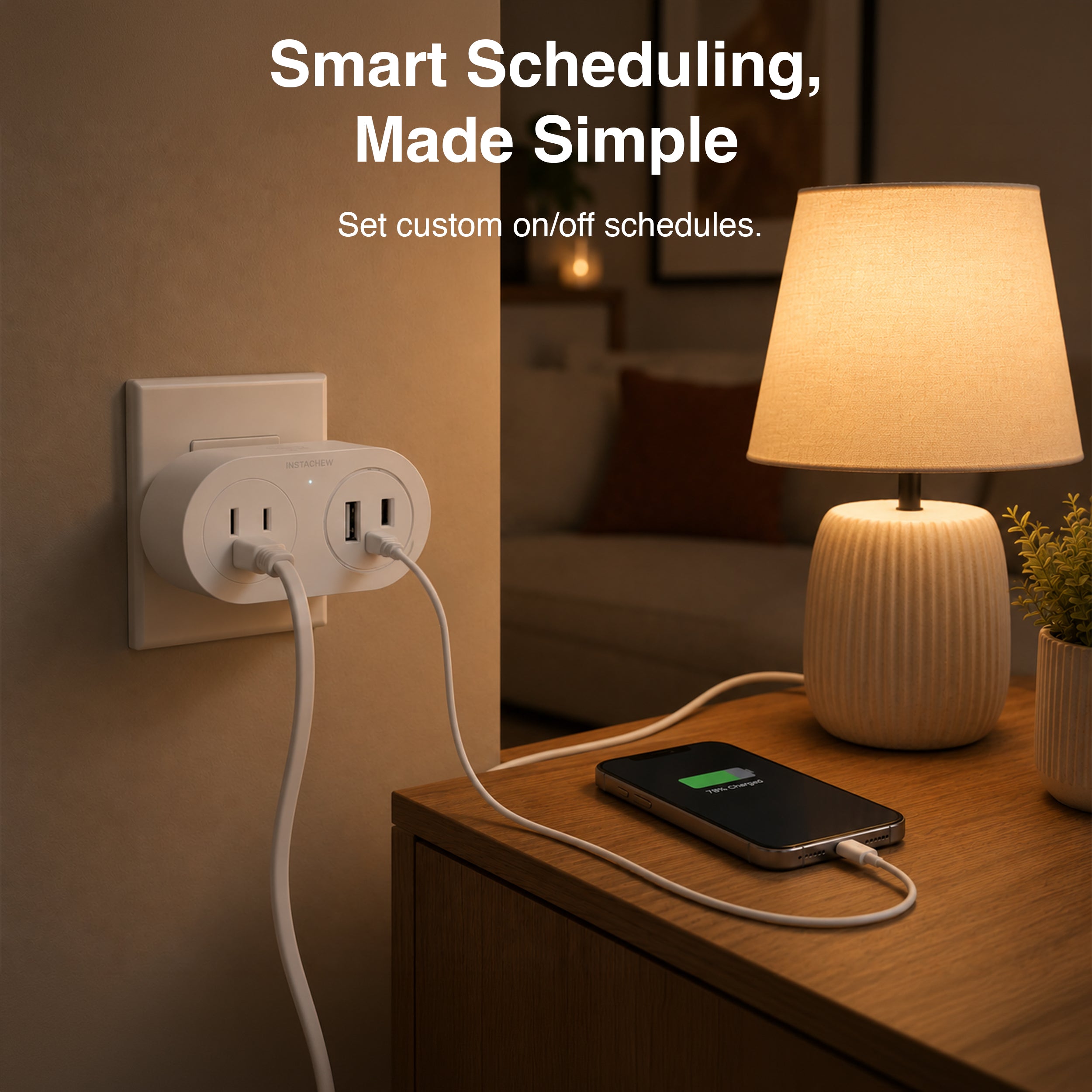 PureConnect+ Smart App-Enabled Plug, Adapter & Converter 3-Pack
