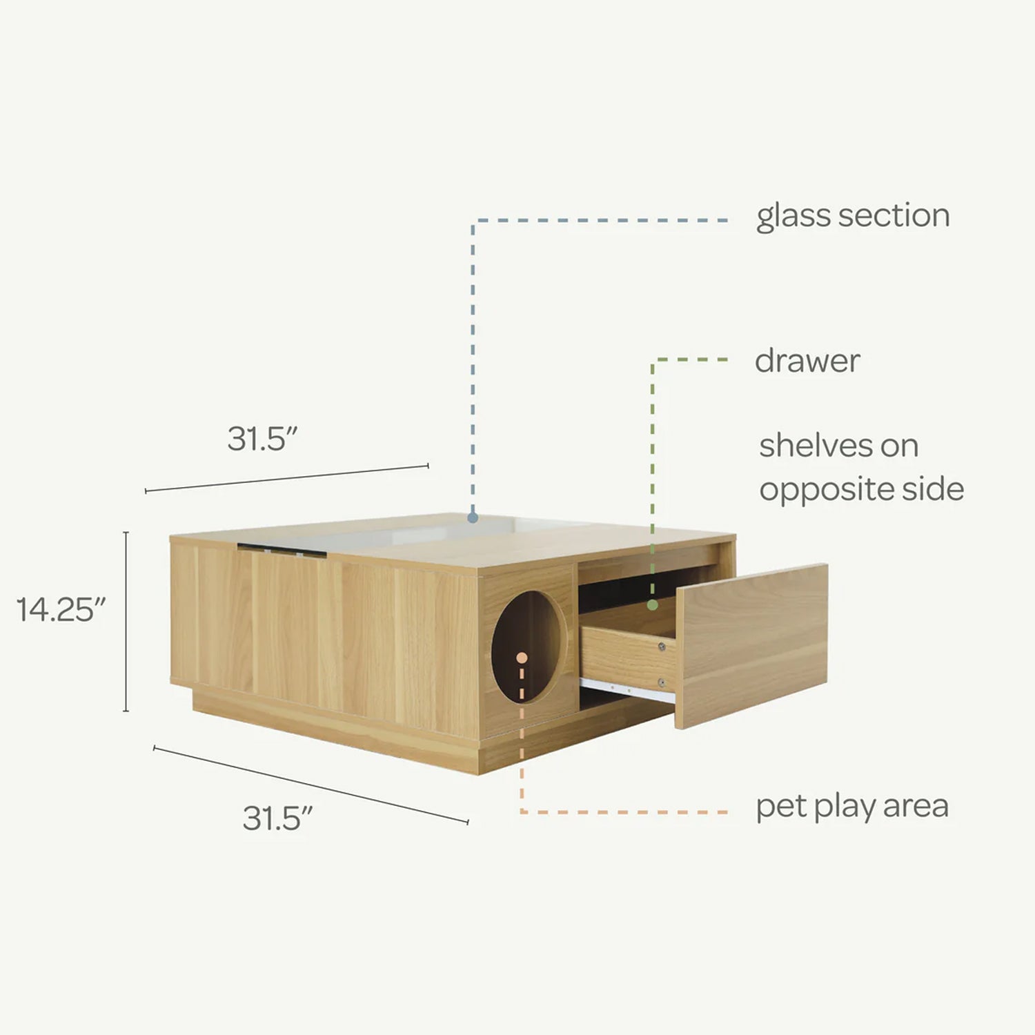 COCO Cat Play and Coffee Table - One Size