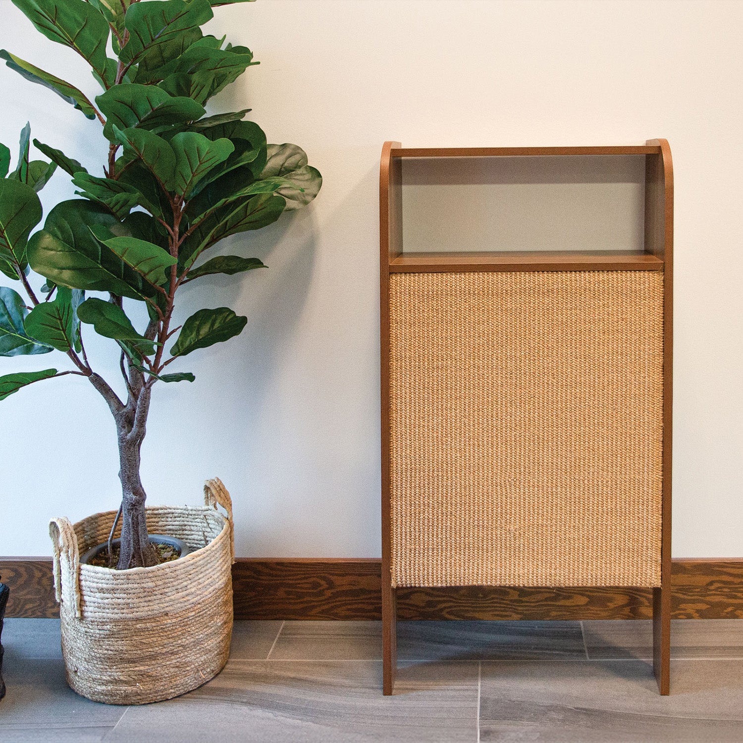 WESLEY Wall Cat Scratcher with Shelf - One Size