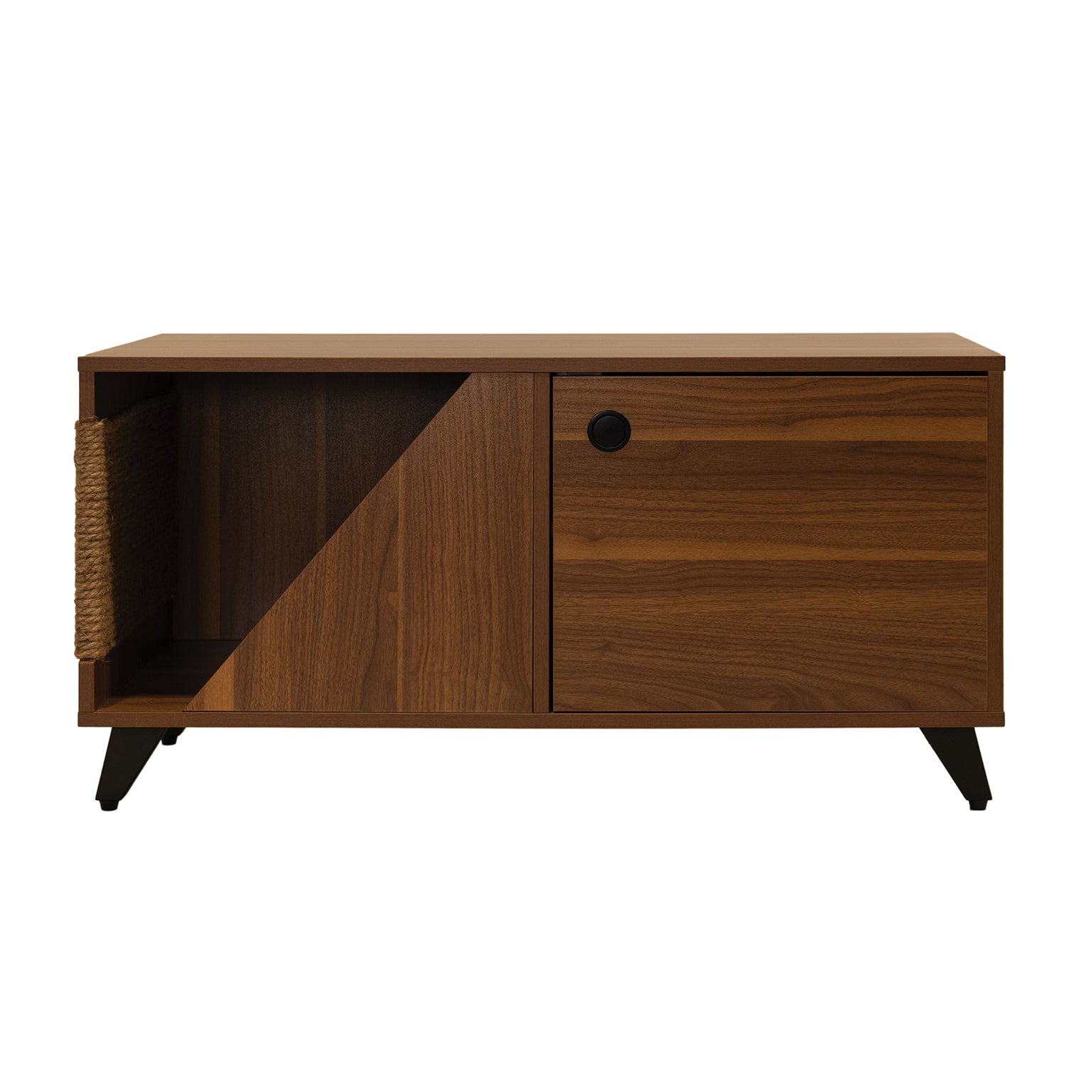 JESSE Multifunctional Litter Cabinet with Cat Scratcher - One Size