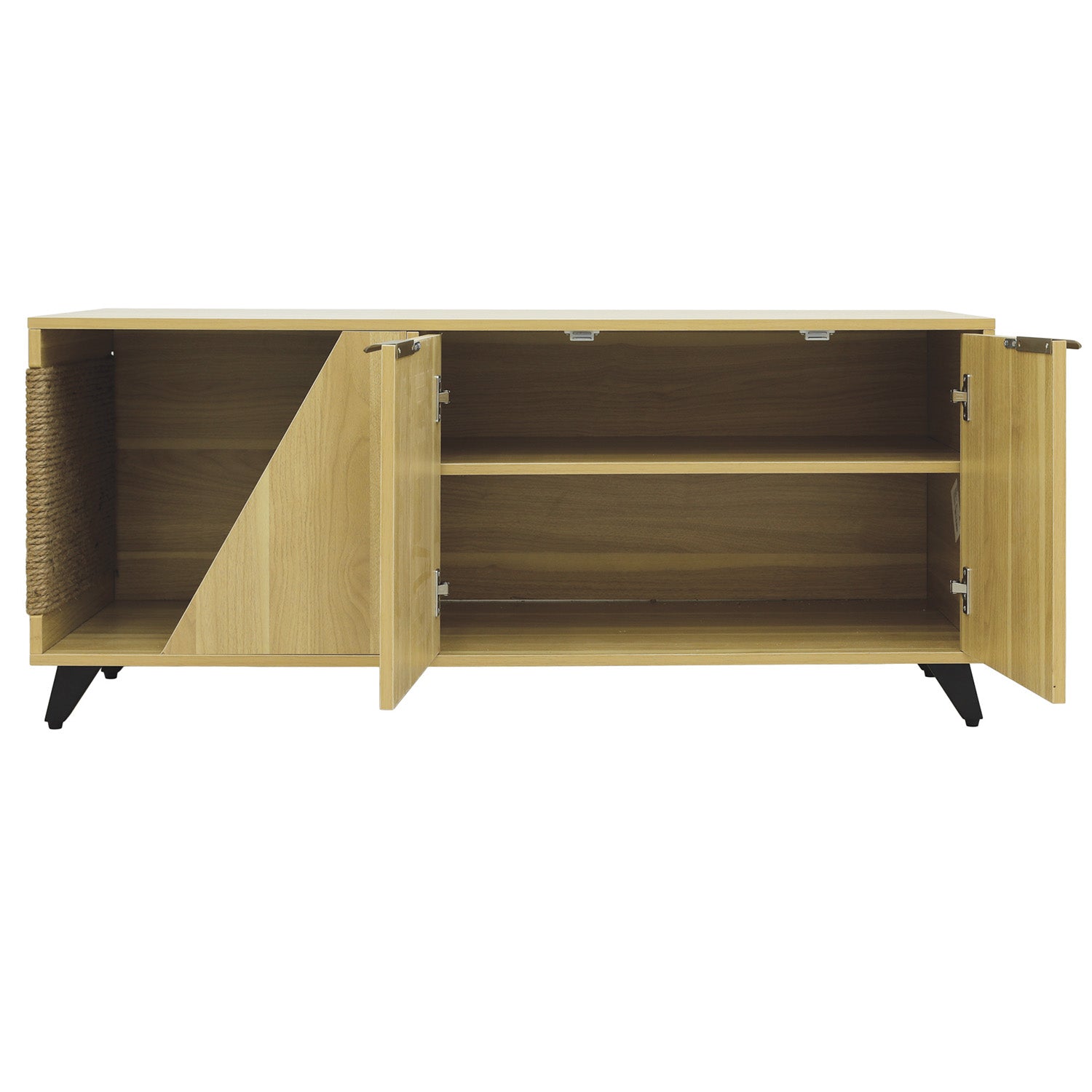JESSE Multifunctional Litter Cabinet with Cat Scratcher - One Size