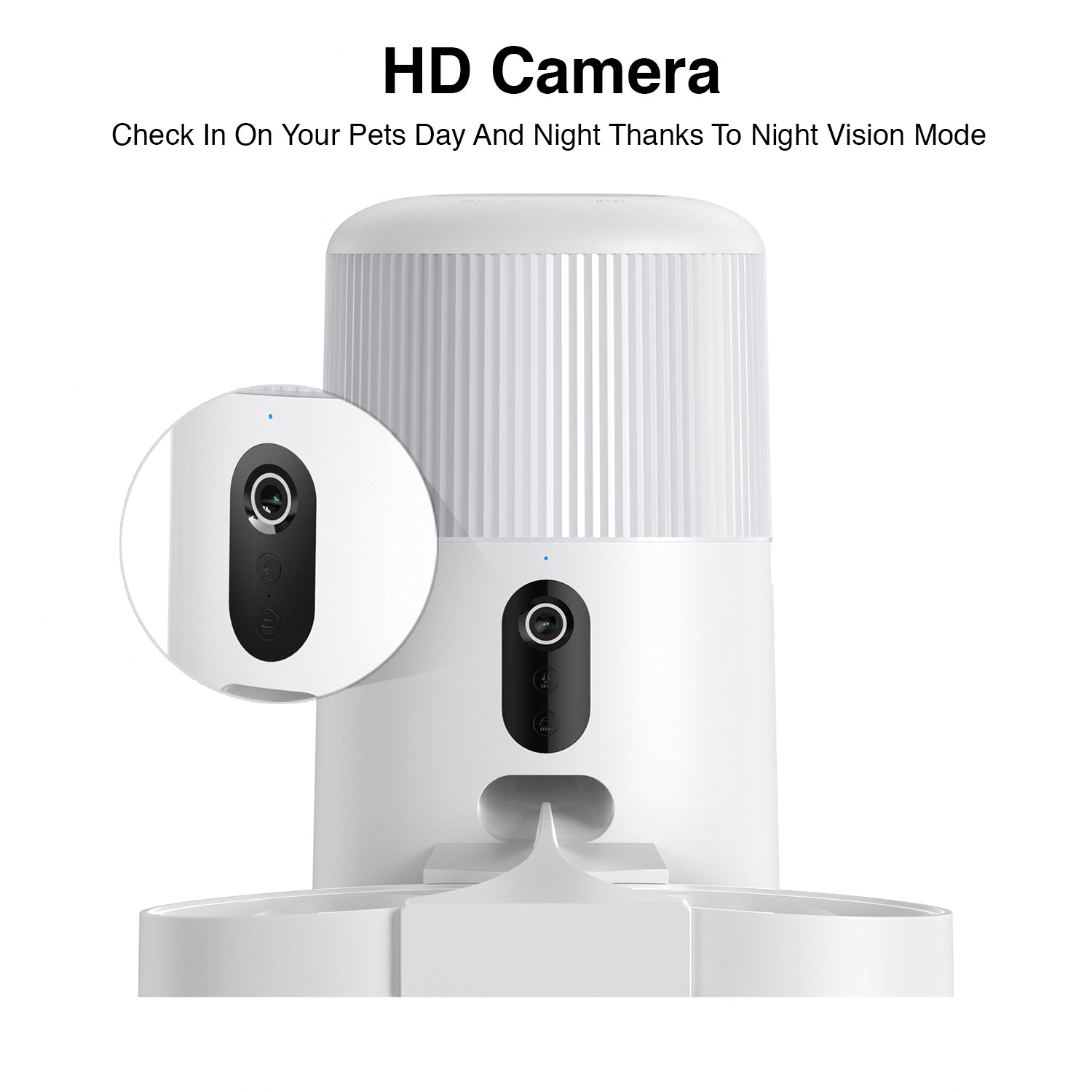 Purechew Sight Double 4L Bowl Smart App Enabled Feeder for Cats and Dogs