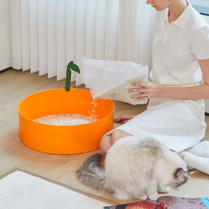 Tangerine Cat Litter Box