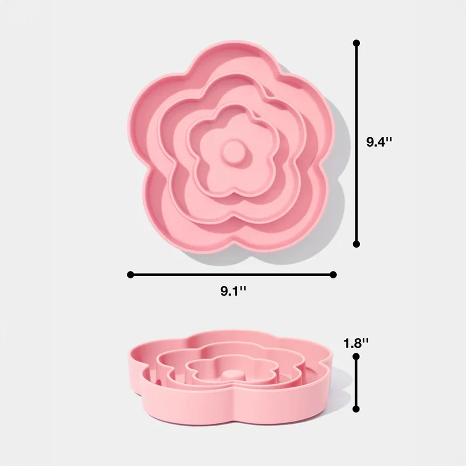 Flora Silicone Pet Slow Feeder for Cats and Dogs