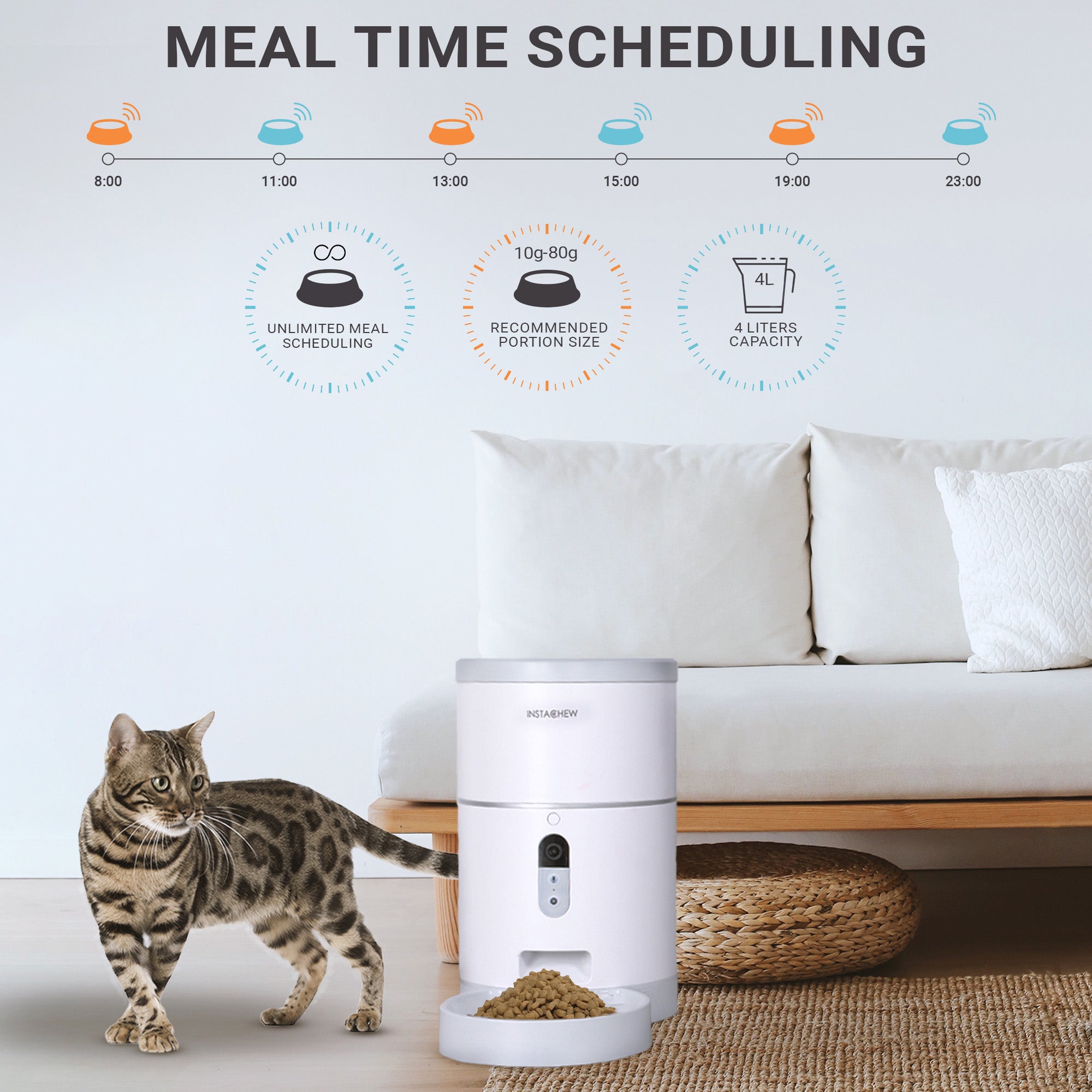 Intelligent automatic pet feeder shop