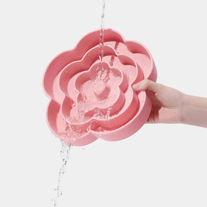 Flora Silicone Pet Slow Feeder for Cats and Dogs