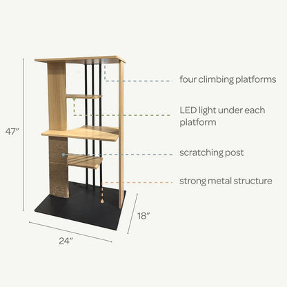 CALI Mutlifunctional Cat Tree - One Size