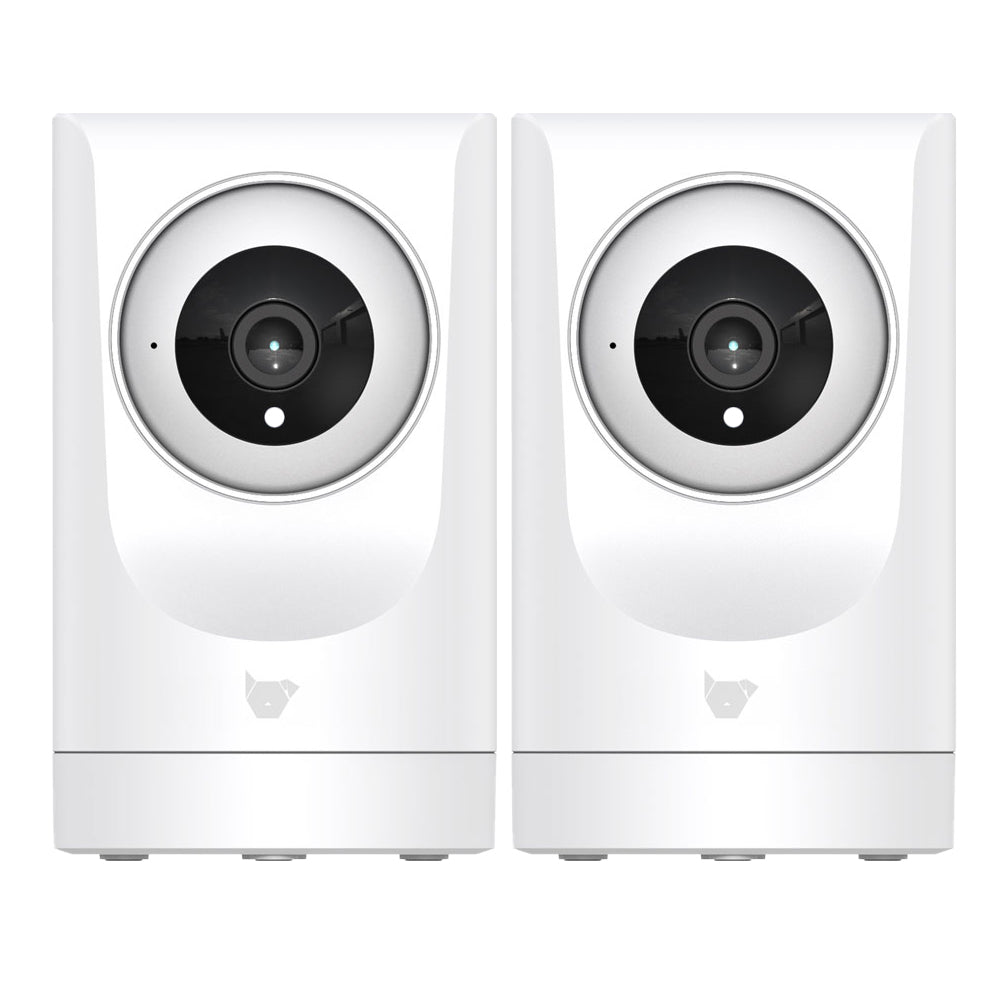 Purrsight 360° Smart App Pet Camera with Night Vision and 2 Way Audio Bundle (2 pcs)