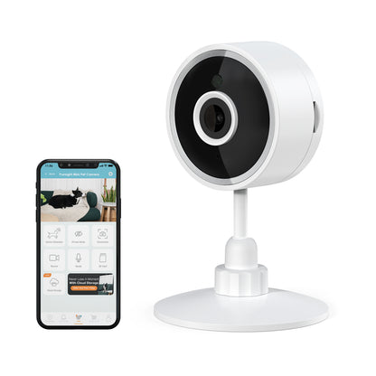 Purrsight Mini Smart App Enabled Camera with 2 Way Audio for Cats and Dogs